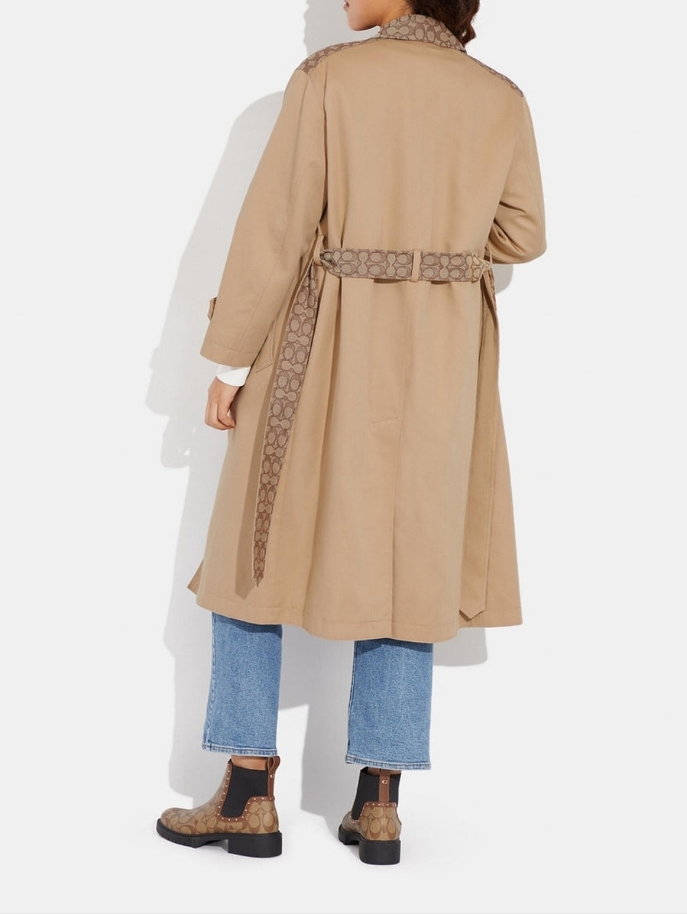 NEW Coach Women's Signature Turnlock Trench Coat - Picture 3 of 15
